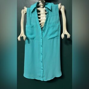 Aqua Business Casual Tank Top